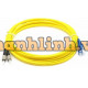 SC/PC-FC/PC OS2 Single Mode Duplex Fibre Patch Cable VIVANCO VCFCSFDPS2LS3