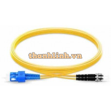 SC/PC-ST/PC OS2 Single Mode Duplex Fibre Patch Cable VIVANCO VCFCTCDPS2LS3