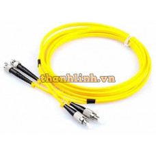 ST/PC-FC/PC OS2 Single Mode Simplex Fibre Patch Cable VIVANCO VCFCTFDPS2LS3