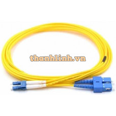 SC-LC OS2 9/125 Single Mode Duplex Fibre Patch Cable VIVANCO VCFCCLDPS2LS15