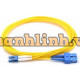 SC-LC OS2 9/125 Single Mode Duplex Fibre Patch Cable VIVANCO VCFCCLDPS2LS15