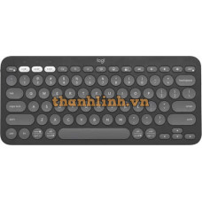 Bàn phím Không dây Logitech Pebble Keys 2 K380S màu đen