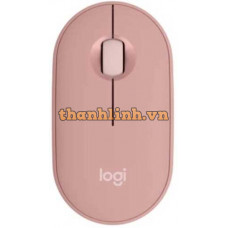 Chuột không dây Logitech Pebble Mouse 2 M350s hồng
