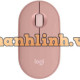 Chuột không dây Logitech Pebble Mouse 2 M350s hồng