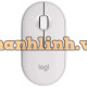 Chuột không dây Logitech Pebble Mouse 2 M350s trắng