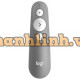 Bút điều khiển trình chiếu từ xa tia laze Logitech R500s xám
