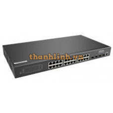 Bộ chia mạng 4xGE bt 90W PoE + 20xGE 30W PoE + 2xGE UTP + 2xGE SFP Lite Managed Switch Vivotek AW-GEL-285A-380