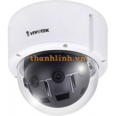 Camera IP Vivotek MS8392-EV - Multi-Sensor Dome Network Camera - 12MP - 180° Panoramic View