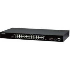 Bộ chuyển mạch 24 x 100/1000 RJ45 2 x FX/GbE SFP uplink ports for ring topology and redundancy Volktek Atthis 5100-24GT2GS