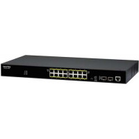 Bộ chuyển mạch 16 x 100/1000 PoE+ 2 x FX/GbE SFP Managed Industrial Switch Volktek Hawkeye 9005-16GP2GS