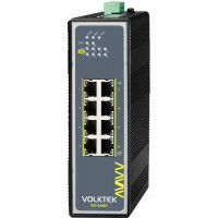 Bộ chuyển mạch 8 x 100/1000 PoE+ Volktek IEN-8408P-24V