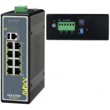 Bộ chuyển mạch 8 x 100/1000 PoE+ 1 x Combo Console RJ45/USB Volktek IEN-8608PA-24V