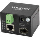 Bộ chuyển Media Converter 1 x 100/1000 RJ45 to 1 x FX/GbE SFP Industrial Converter Volktek IMC-563