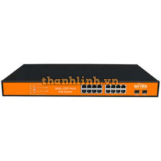 Bộ chia mạng Wi-Tek WI-MS318GF Gigabit Switch ( 16 GE + 2 SFP )