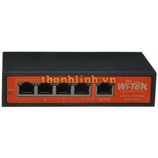 Bộ chia mạng Wi-Tek WI-PS105-24V 10/100Mbps Switch PoE Passive ( 72W, 4 PoE + 1 FE )