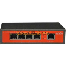 Bộ chia mạng Wi-Tek WI-PS305G Gigabit Switch PoE ( 65W, 4 PoE + 1 GE )