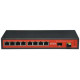 Bộ chia mạng Wi-Tek WI-PS310GF Gigabit Switch PoE ( 150W, 8 PoE + 2 SFP )