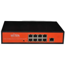 Bộ chia mạng Wi-Tek WI-PS509 10/100Mbps Switch PoE ( 65W, 8 PoE + 1 FE )