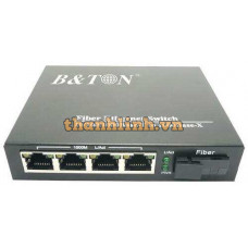 Media converter 4x1000M 131550nm WDM BiDi SM 20Km SC B&TON BT-914GS-20A