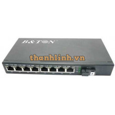 Media converter 8x1000M 131550nm WDM BiDi SM 20Km SC B&TON BT-918GS-20A