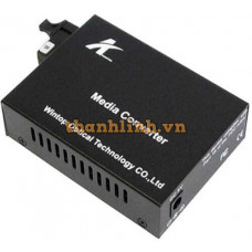 Bộ chuyển quang 1x1000M 1550/1490nm WDM BiDi 60Km SC Wintop YT-8110GSB-11-60B-AS