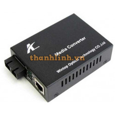 Bộ chuyển quang 1x100M SM 60Km SC Wintop YT-8110SA-11-60