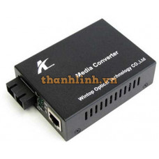 Bộ chuyển quang 1x100M 1550nm DFB SM 80Km SC Wintop YT-8110SA-11-80