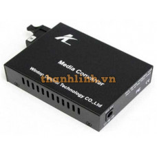 Bộ chuyển quang 1x100M 1*9 BiDi SM 100Km 1490/1550nm Wintop YT-8110SB-11-100A