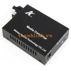 Bộ chuyển quang 1x100M 1*9 BiDi SM 60Km 131550nm Wintop YT-8110SB-11-60A