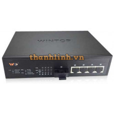 Bộ chia mạng Gigabit POE 4 x Gigabit and 1 x Gigabit , SM , 20Km , SC , 65W Wintop YT-DS106-1GF5GT-AF