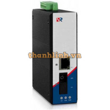 Switch công nghiệp DIN-Rail to Fiber Converter 1- 100Base +1- 100Base-FX 20Km DC18-75V Wintop YT-RS202-1F1T
