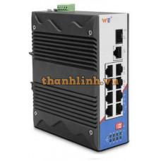 Thiết bị chuyển mạch PoE Công Nghiệp 8×1000Base-T POE port+uplink 1×1000Base-X SFP slot+1×1000Base-T RJ45 port dual power ,DC48-57V Wintop YT-RS2310-1GF9GT-8POE