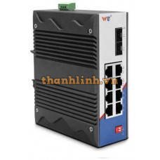 Thiết bị chuyển mạch Công Nghiệp 2×1000Base -X SFP port+8×1000Base-T RJ45 port ,dual power ,DC9-48V Wintop YT-RS2310-2GF8GT
