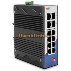 Thiết bị chuyển mạch Công Nghiệp 4×1000Base -X SFP port+8×1000Base-T RJ45 port ,dual power ,DC9-48V Wintop YT-RS2312-4GF8GT
