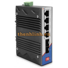Thiết bị chuyển mạch PoE Công Nghiệp 4×1000Base-T POE port+2×1000Base-X SFP slot dual power ,DC48-57V Wintop YT-RS236-2GF4GT-4POE