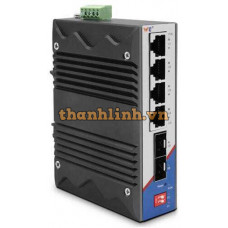 Thiết bị chuyển mạch PoE Công Nghiệp 4×1000Base-T POE port+2×1000Base-X SFP slot dual power ,DC48-57V Wintop YT-RS636-2GF4GT-4POE