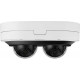 Camera IP 6MP x 2CH AI Multi-directional Camera Wisenet Samsung PNM-C12083RVD