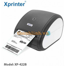 Máy in tem nhãn mã vạch Xprinter XP-422B USB+LAN