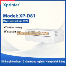 Máy In Tem Nhãn Xprinter XP-D81 Chính Hãng