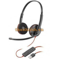 Tai nghe điện thoại Plantronics BLACKWIRE,C3220 USB-A/ Retail 2-221455-099