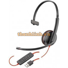 Tai nghe điện thoại Plantronics BLACKWIRE,C3210 USB-A,BLACK 209744-104