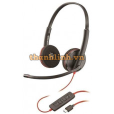 Tai nghe điện thoại Plantronics BLACKWIRE,C3220 USB-C,SINGLE Unit 209749-22