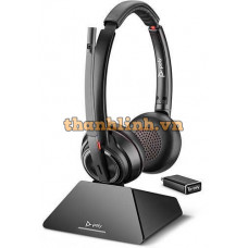 Tai nghe điện thoại Plantronics Savi 8220 UC, S8220 C, D200 USB-C, OTH, STEREO, DECT, UK/EURO/AUS/NZ 209815-02