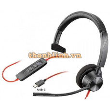 Tai nghe điện thoại Plantronics Blackwire 3310, BW3310-M USB-C 214011-01
