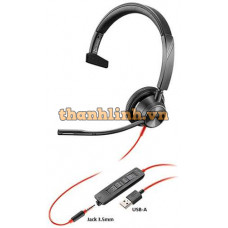 Tai nghe điện thoại Plantronics Blackwire 3315, BW3315-M USB-C 214015-01