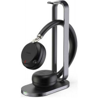 Unified Communications Standard Bluetooth Wireless Headset Yealink BH72 with Charging Stand UC Black USB-C