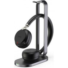 Unified Communications Standard Bluetooth Wireless Headset Yealink BH72 with Charging Stand UC Black USB-C