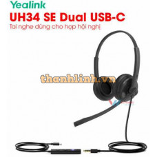 Tai nghe hội nghị Yealink UH34 SE Dual USB-C