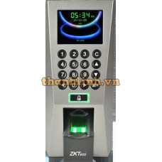 Kiểm soát ra vào vân tay ZKTeco F18 ( Vân tay/mã số/thẻ ID )