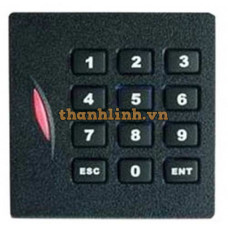 Đầu đọc Wiegand RFID Đọc thẻ Mifare 13,56MHz hoặc mã PIN Zkteco KR102M